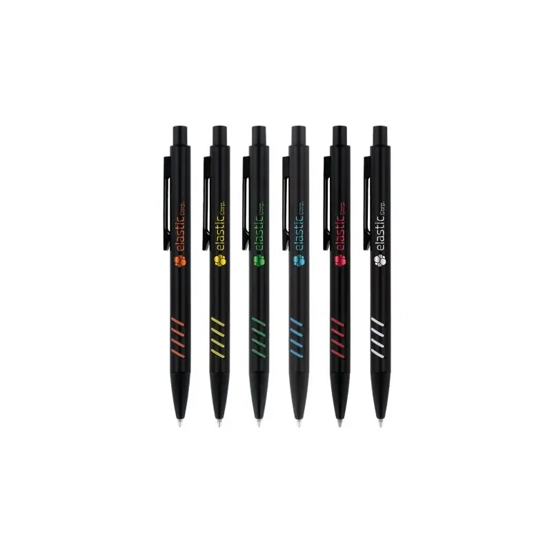 Stylo Bille Écriture Bleu avec Corps en Métal