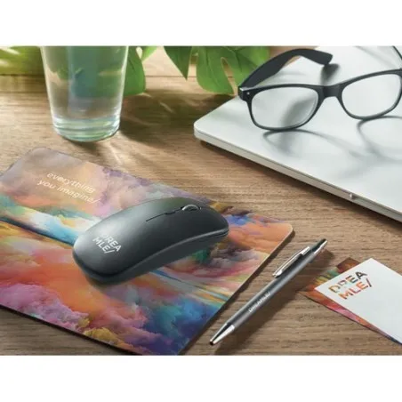 Souris sans fil rechargeable CURVY C - Écologique et Pratique
