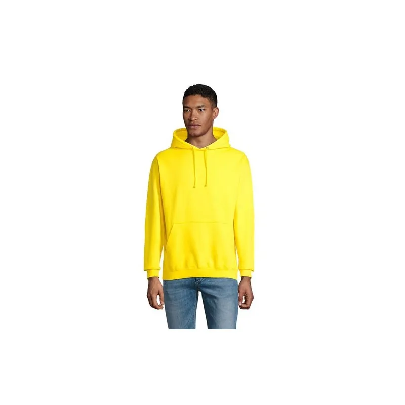 Sweat-Shirt Écologique Unisex à Capuche Personnalisé CONDOR Matières : coton Taille textile : S Couleurs : rose crémeux objet pu