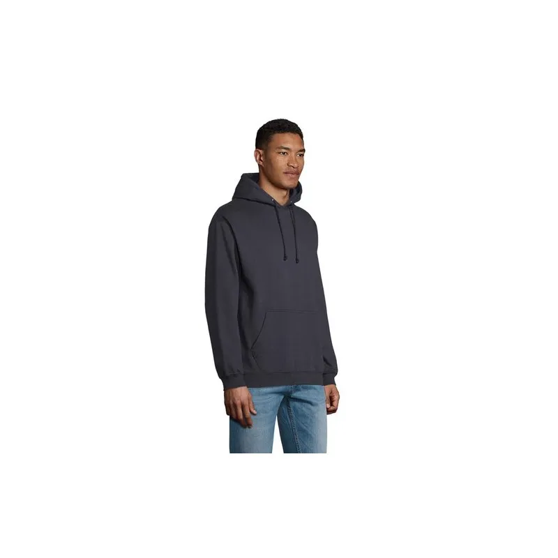 Sweat-Shirt Écologique Unisex à Capuche Personnalisé CONDOR Matières : coton Taille textile : S Couleurs : bleu crémeux objet pr