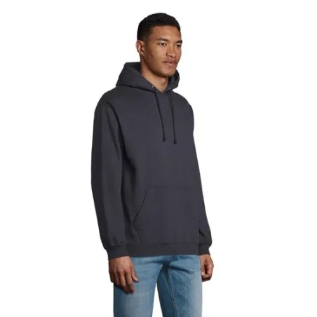 Sweat-Shirt Écologique Unisex à Capuche Personnalisé CONDOR Matières : coton Taille textile : S Couleurs : bleu crémeux objet pr