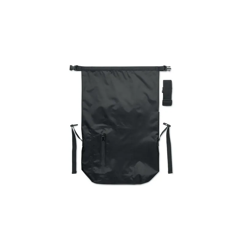 Sac à dos enroulable étanche personnalisable 30L SCUBAROLL Matières : PET Taille textile : 3XL Couleurs : gris pur marquage lase