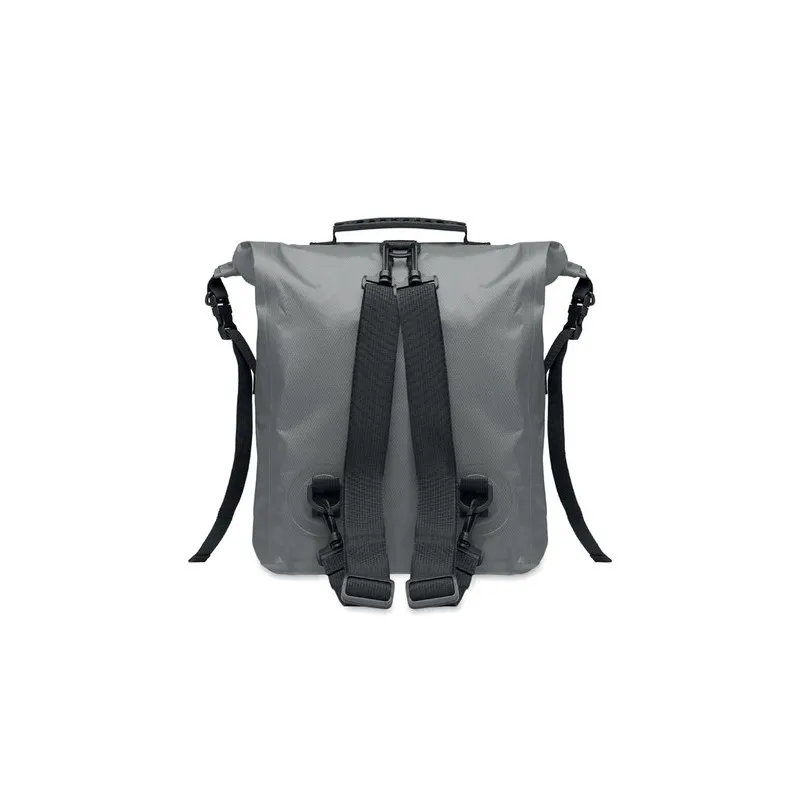 Sac à dos enroulable étanche personnalisable 30L SCUBAROLL Matières : PET Taille textile : XXS Couleurs : vert armée impression 