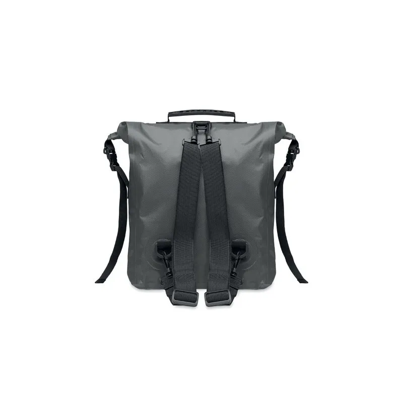 Sac à dos enroulable étanche personnalisable 30L SCUBAROLL Matières : PET Taille textile : XXS Couleurs : vert armée impression 