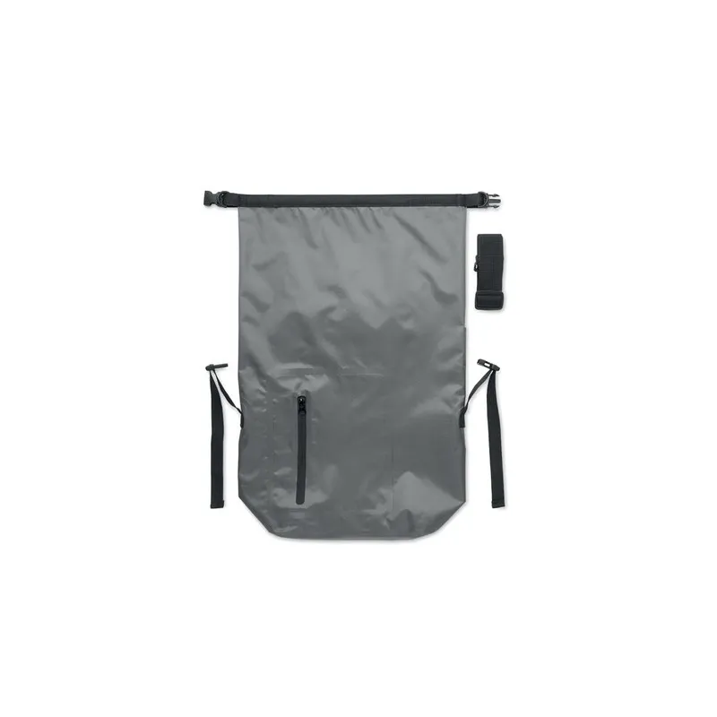 Sac à dos enroulable étanche personnalisable 30L SCUBAROLL Matières : PET Taille textile : XXS Couleurs : vert armée marquage la