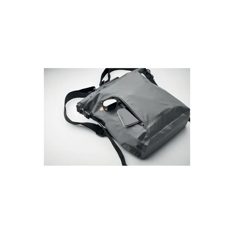 Sac à dos enroulable étanche personnalisable 30L SCUBAROLL Matières : PET Taille textile : XXS Couleurs : vert armée objet promo