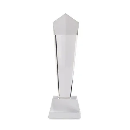 Trophée en cristal DIAWARD - Élégance et Prestige Personnalisé