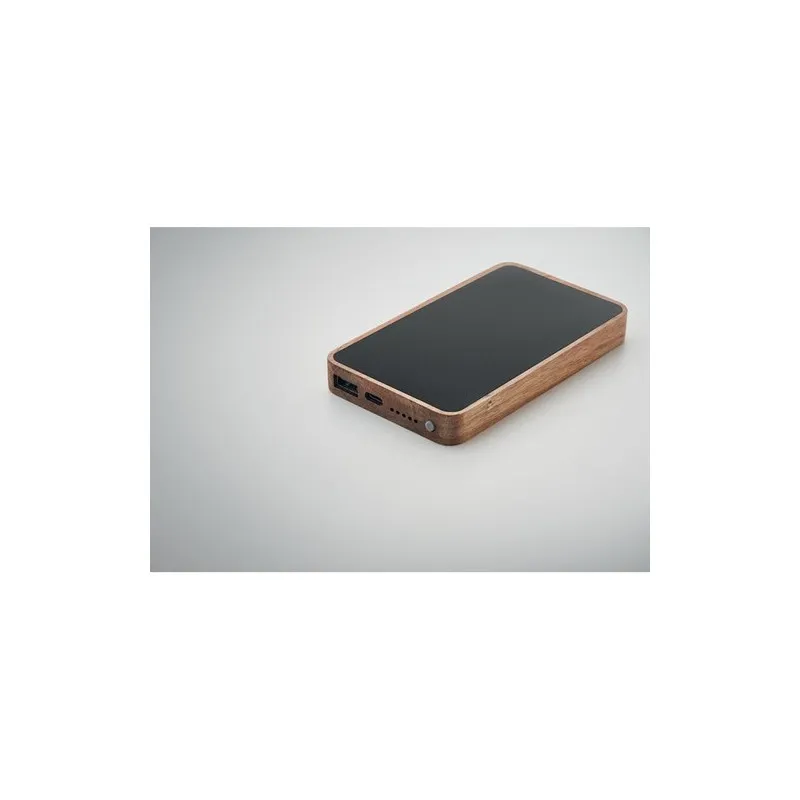 Powerbank sans fil écologique 4000 mAh à charge rapide - ACAPOW Matières : PET Taille textile : XL Couleurs : vert armée livrais