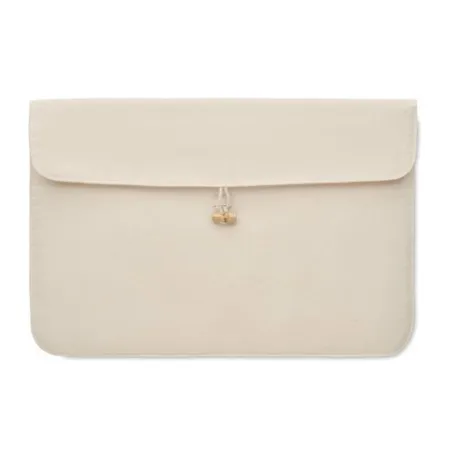 Pochette personnalisée en coton pour ordinateur 15 pouces - COTIN Matières : PET Taille textile : M Couleurs : orange fluo