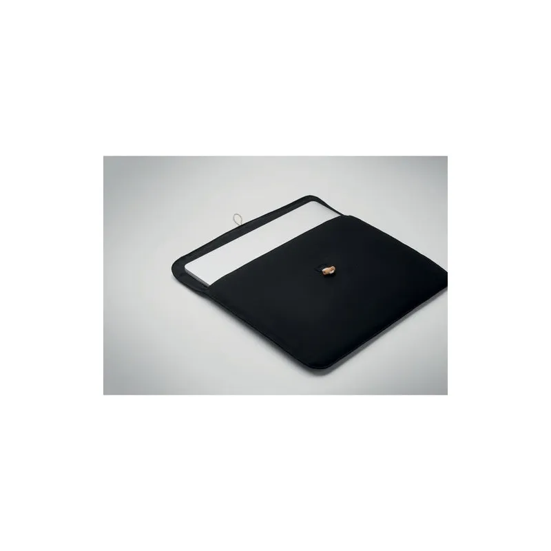 Pochette personnalisée en coton pour ordinateur 15 pouces - COTIN Matières : PET Taille textile : XXS Couleurs : bleu royal livr