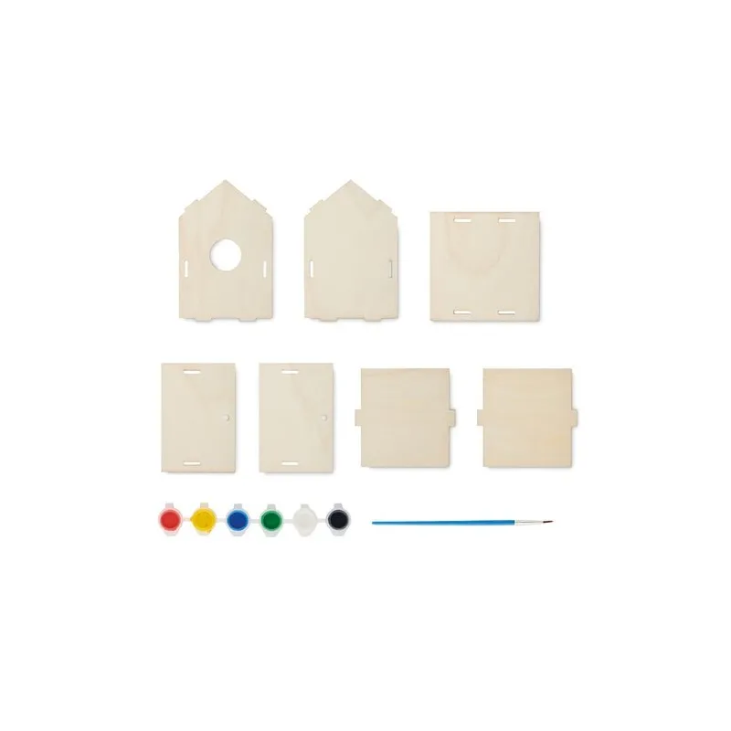 Nichoir en kit PAINTHOUSE : Créez votre havre à oiseaux