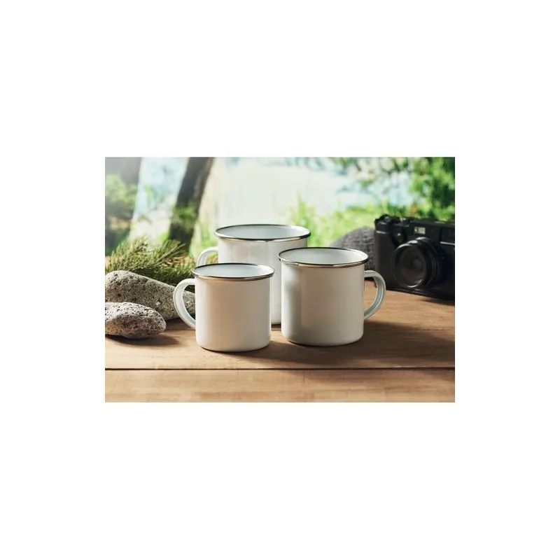 Mug en émail sublimation 200ml personnalisé - Plateado S Matières : coton Taille textile : XXL Couleurs : noir profond goodies p