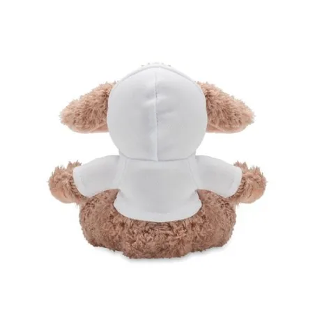 Cadeau d'entreprise écologique personnalisé - Lapin en peluche BUNNY Matières : coton Taille textile : S Couleurs : lie de vin c