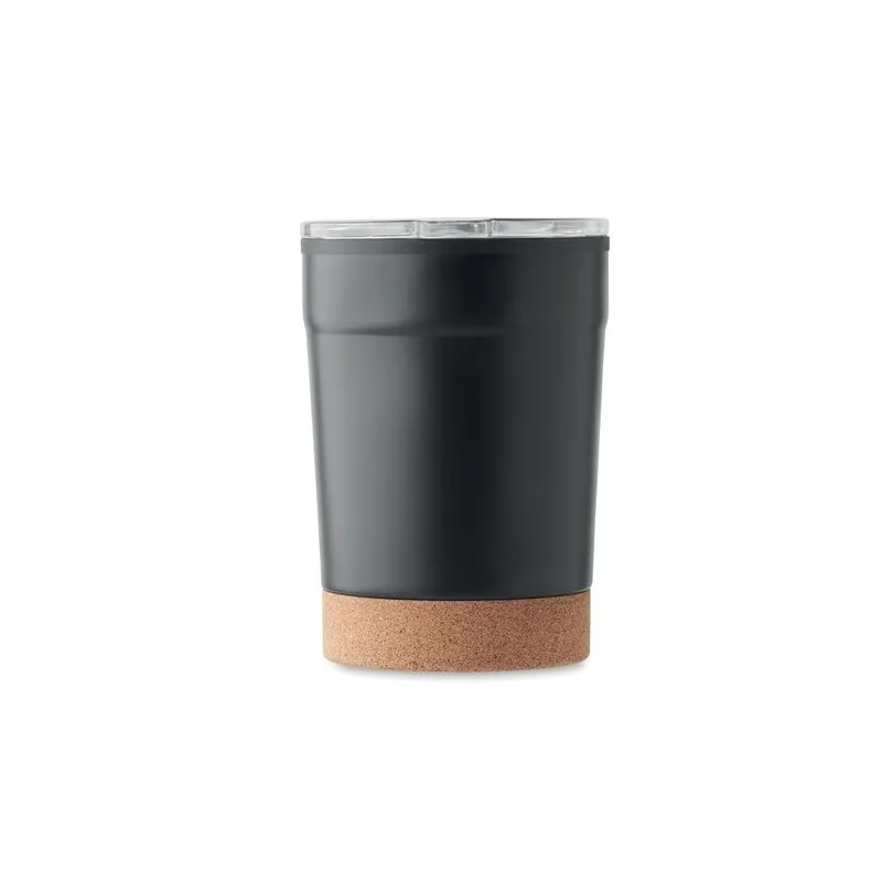 Gobelet isotherme personnalisable double paroi 300ml - NOMU Matières : coton Taille textile : 3XL Couleurs : noir profond marqua