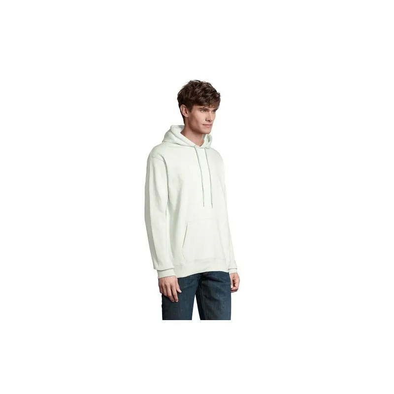 Sweat-Shirt Écologique Unisex à Capuche Personnalisé CONDOR Matières : coton Taille textile : XS Couleurs : gris chiné accessoir