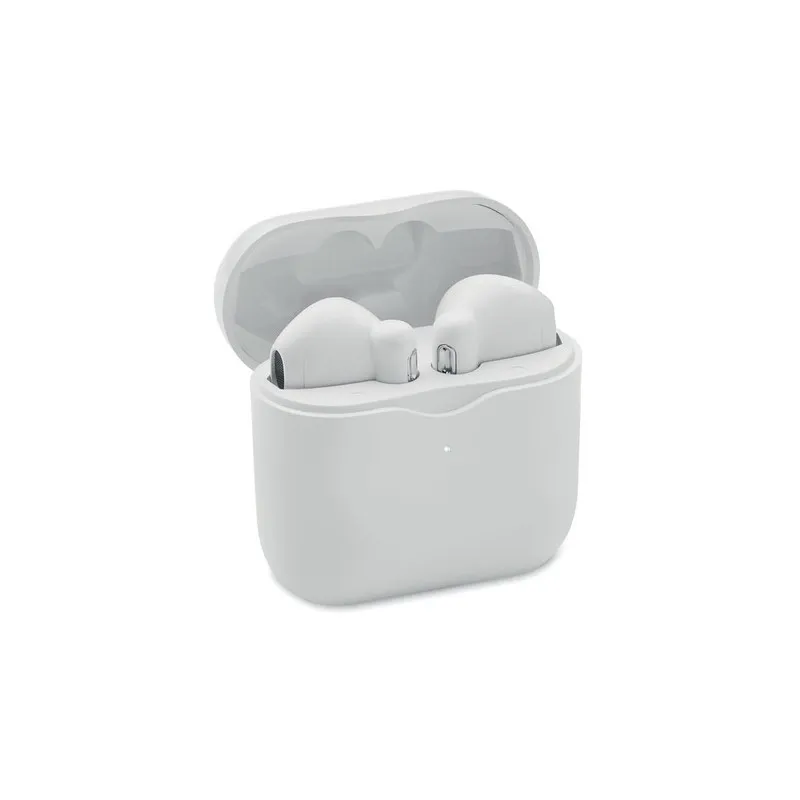 Écouteurs TWS de qualité personnalisés avec base de charge - ORETA Matières : coton Taille textile : L Couleurs : bleu atoll cad