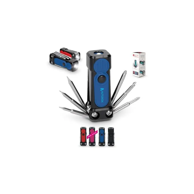 Outil Multifonction - Tournevis 6 Têtes + Torche Personnalisé