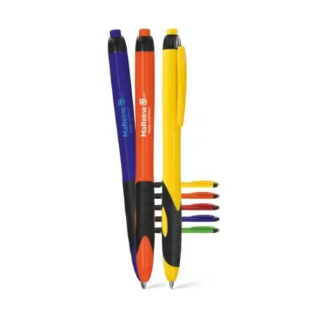 Stylo Bille Plastique Écriture Noire Personnalisable Matières : polyester Taille textile : 16 ans Couleurs : blanc