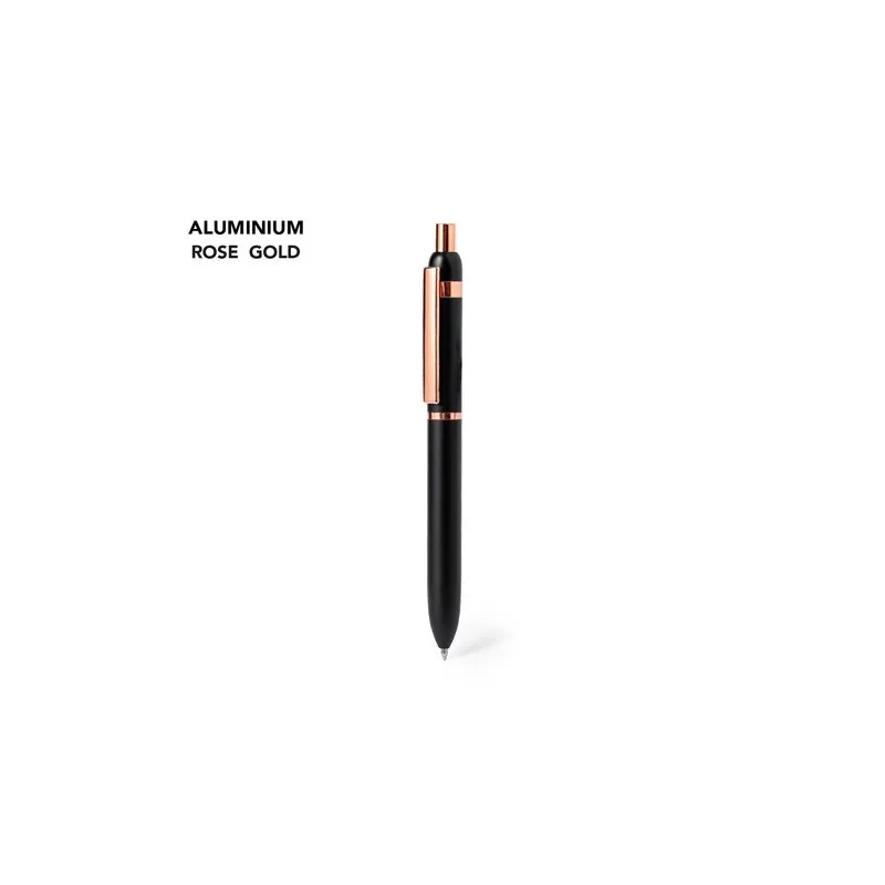 Stylo Bille Écologique Cadeau d'Entreprise Dontiox Couleurs : noir Matières : acier inoxydable recyclé cadeau entreprise pas che