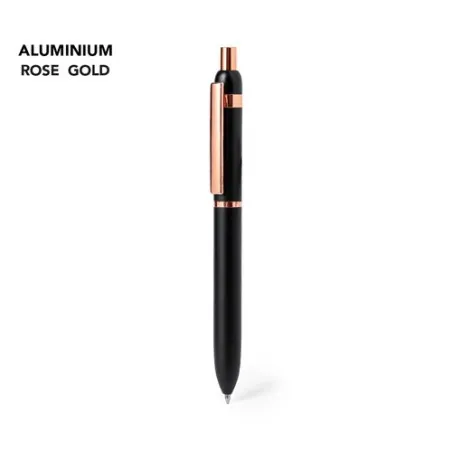 Stylo Bille Écologique Cadeau d'Entreprise Dontiox Couleurs : noir Matières : acier inoxydable recyclé cadeau entreprise pas che