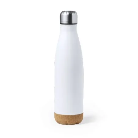 Bidon Personnalisable 750 ml Écologique Kraten Matières : ABS recyclé Couleurs : blanc impression logo haute qualité