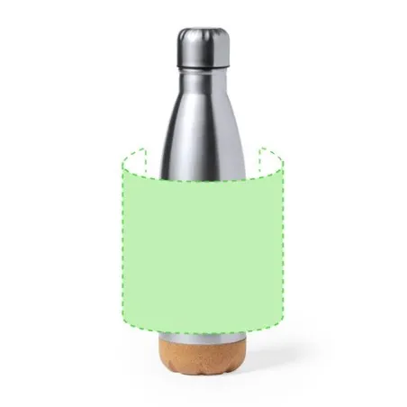 Bidon Personnalisable 750 ml Écologique Kraten Matières : nylon Couleurs : vert cadeau collaborateur premium