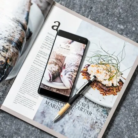 Stylet bille élégant personnalisé multifonction pas cher - Zabox Matières : silicone Couleurs : bleu marquage laser ultra précis