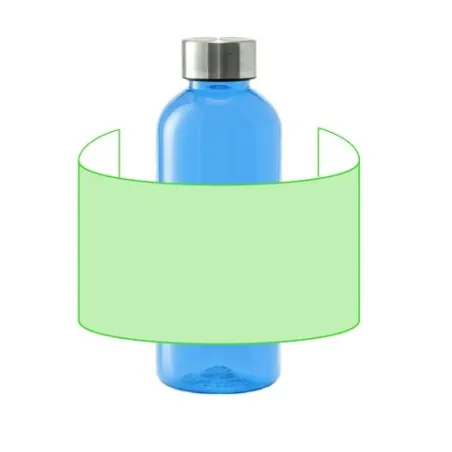 Gourde Sans BPA Personnalisée - Bidon Hanicol Matières : carton recyclé Couleurs : noir marquage laser ultra précis