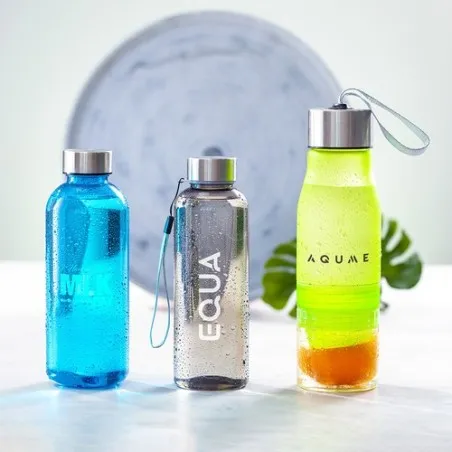 Gourde Sans BPA Personnalisée - Bidon Hanicol Matières : aluminium recyclé  Couleurs : bleu marine personnalisable avec votre lo