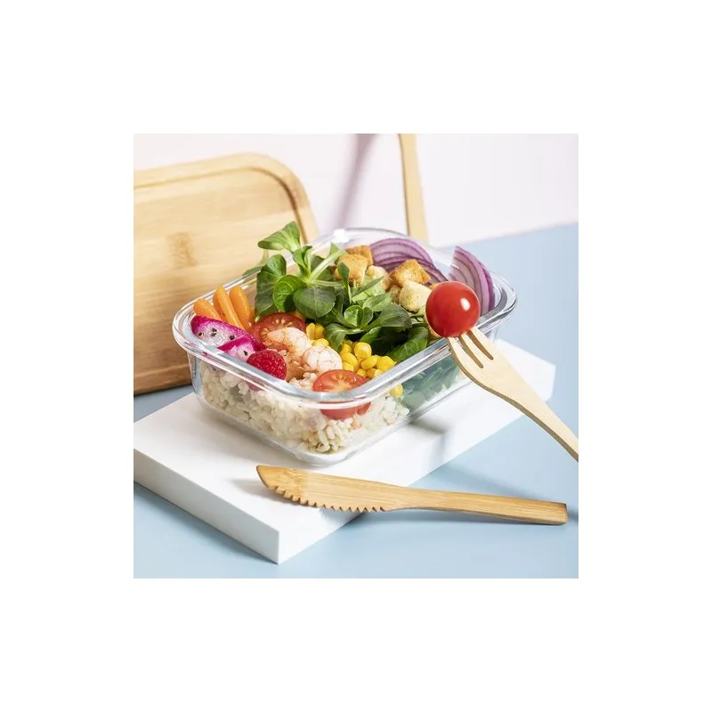 Gamelle Personnalisée Boîte à Déjeuner Bejar Matières : aluminium recyclé  Couleurs : argenté impression haute définition