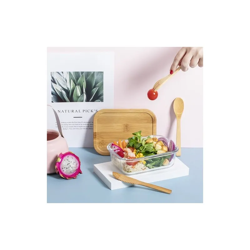 Gamelle Personnalisée Boîte à Déjeuner Bejar Matières : aluminium recyclé  Couleurs : argenté impression logo haute qualité