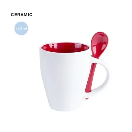 Tasse en céramique personnalisée Cotes Matières : PET Couleurs : doré marquage laser ultra précis