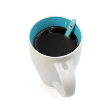 Tasse en céramique personnalisée Cotes Matières : PET Couleurs : doré marquage laser ultra précis