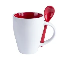 Tasse en céramique personnalisée Cotes Matières : PET recyclé Couleurs : blanc 2