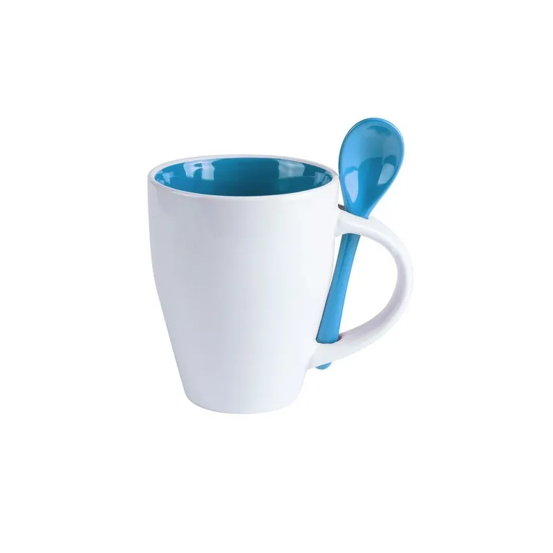 Tasse en céramique personnalisée Cotes Matières : acier inoxydable Couleurs : blanc cadeau client original
