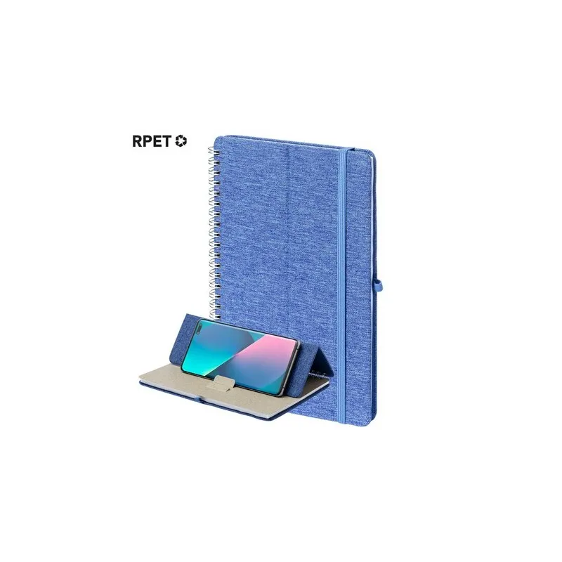 Cahier Écologique et Personnalisé Fonctionnel Maisux pas cher Couleurs : bleu Matières : acier inoxydable recyclé objet promotio