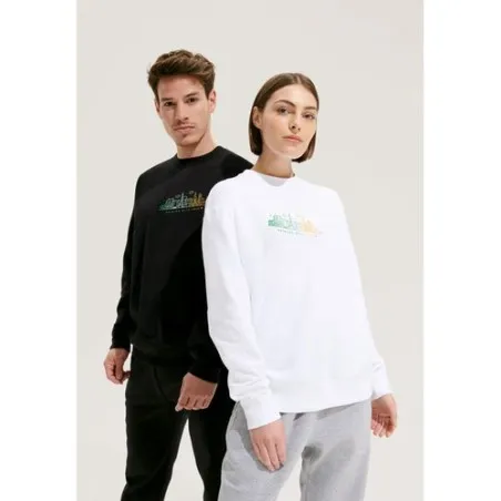 Sweat-shirt unisexe Columbia en coton recyclé