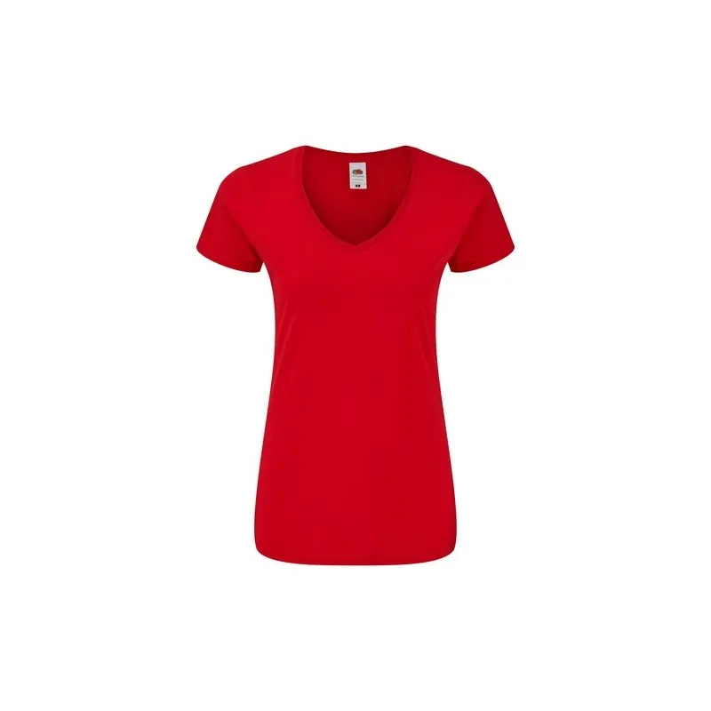 T-Shirt Femme V-Neck Couleur Iconic Personnalisé pas cher Fruit Of The Loom Matières : coton Couleurs : vert clair goodies entre