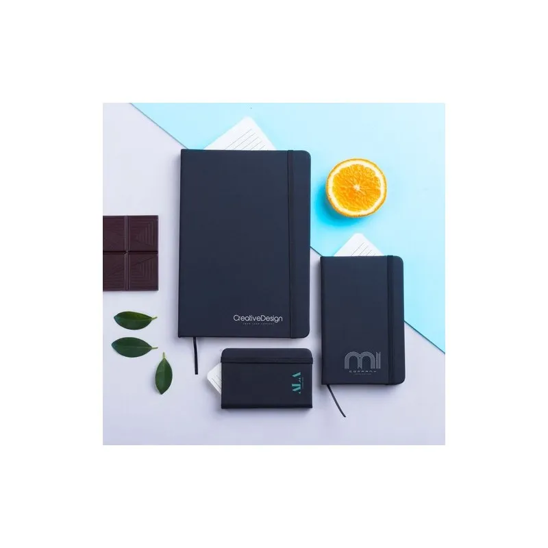 Bloc Notes Personnalisé Ciluxlin Matières : polyester Taille textile : M Couleurs : gris objet publicitaire robuste