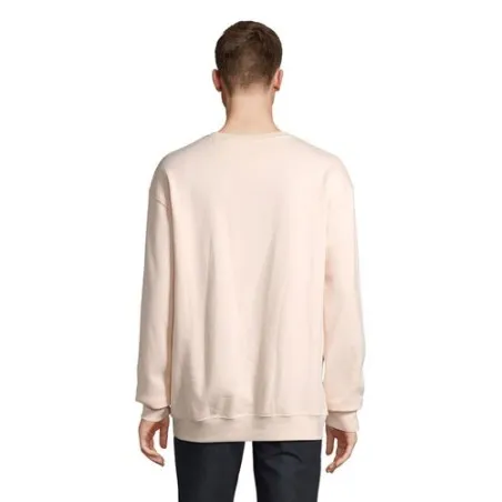 Sweat-Shirt Unisexe Écologique et Stylé Personnalisé Columbia Taille textile : S Couleurs : bleu crémeux marquage laser ultra pr