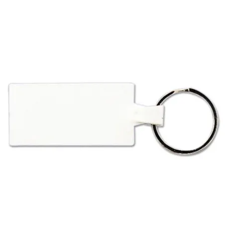 Porte-clés rectangulaires souples en plastique 55x28 mm avec anneau de 25 mm personnalisés pas cher Matières : bambou Couleurs :