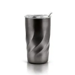 Mug Isotherme Double-Paroi Écologique 40 cl - Calix Matières : acier inoxydable Couleurs : fuchsia 2