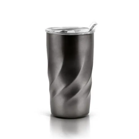 Mug Isotherme Double-Paroi Écologique 40 cl - Calix Matières : acier inoxydable Couleurs : fuchsia impression haute définition