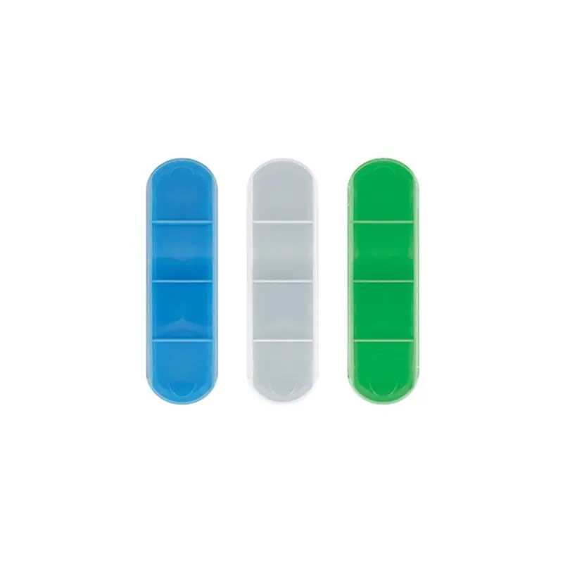 Pilulier Journalier Pratique avec Couvercle Coulissant