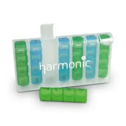 Pilulier Hebdomadaire à Ressort Pratique et Coloré - Personnalisé Matières : coton Couleurs : naturel Pointure : 36/38 2