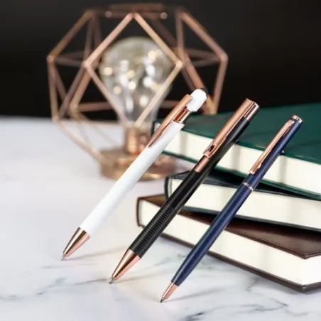 Stylo Élégant Personnalisé Raitox Couleurs : bleu marquage couleur éclatante