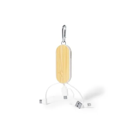 Câble de Charge Écologique et Performant Personnalisé Abby Matières : coton Taille textile : XXL Couleurs : vert foncé marquage 