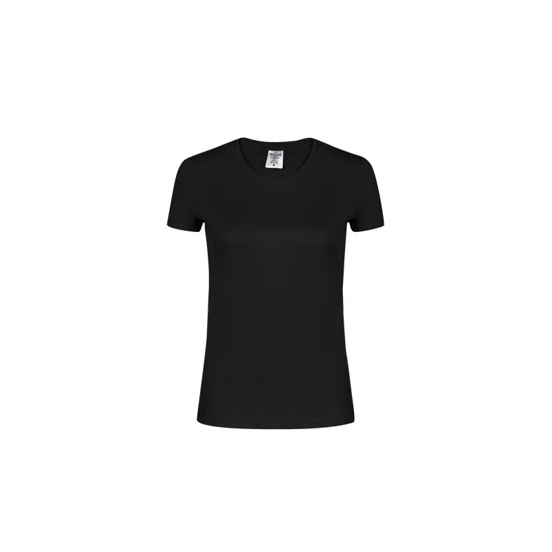 T-Shirt Femme Couleur Personnalisée WCS180 "keya" Couleurs : noir Matières : polypropylène (PP) recyclé objet promo petit budget