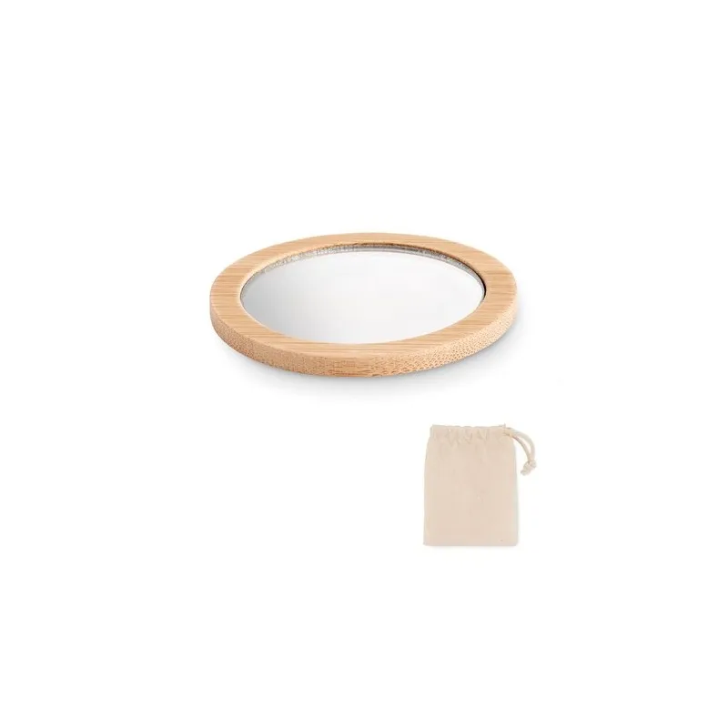 Miroir de poche personnalisé en bambou - Élégance et praticité pas cher, MALAY Matières : coton Taille textile : XXL Couleurs : 