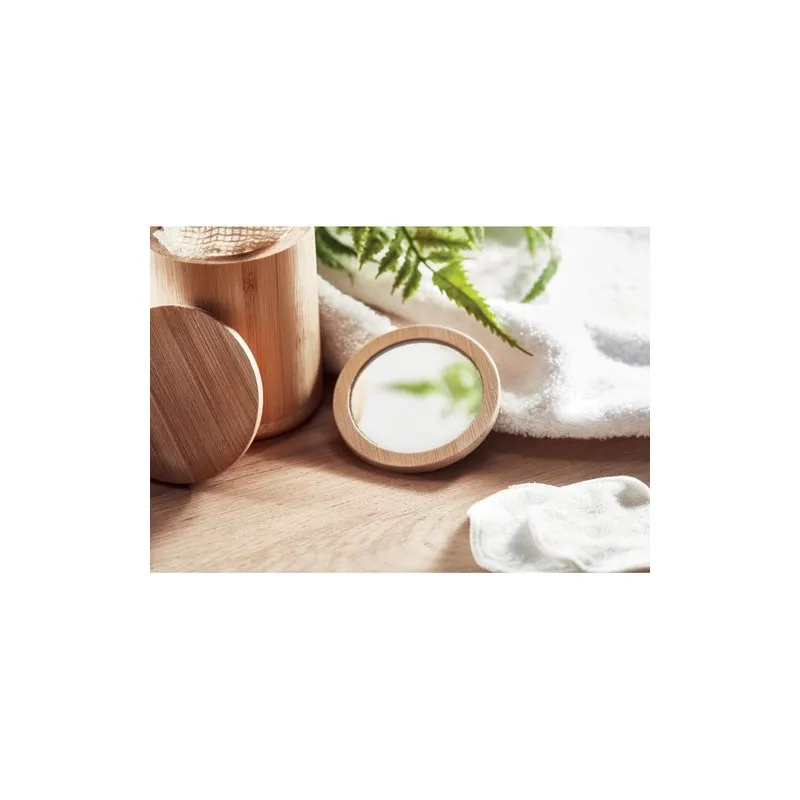 Miroir de poche personnalisé en bambou - Élégance et praticité pas cher, MALAY Matières : coton Taille textile : XXL Couleurs : 